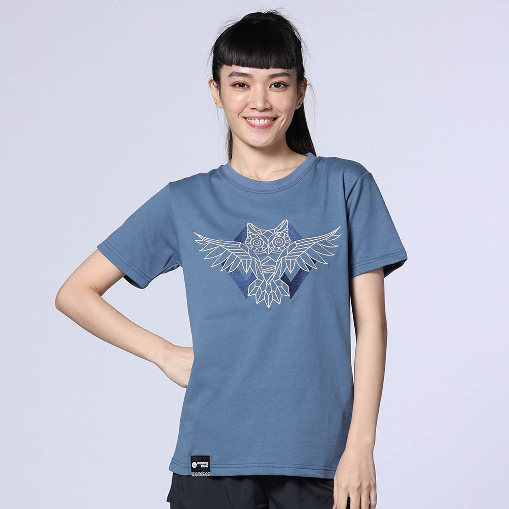 幾何貓頭鷹刺繡中性款TEE 幾何貓頭鷹刺繡中性款TEE