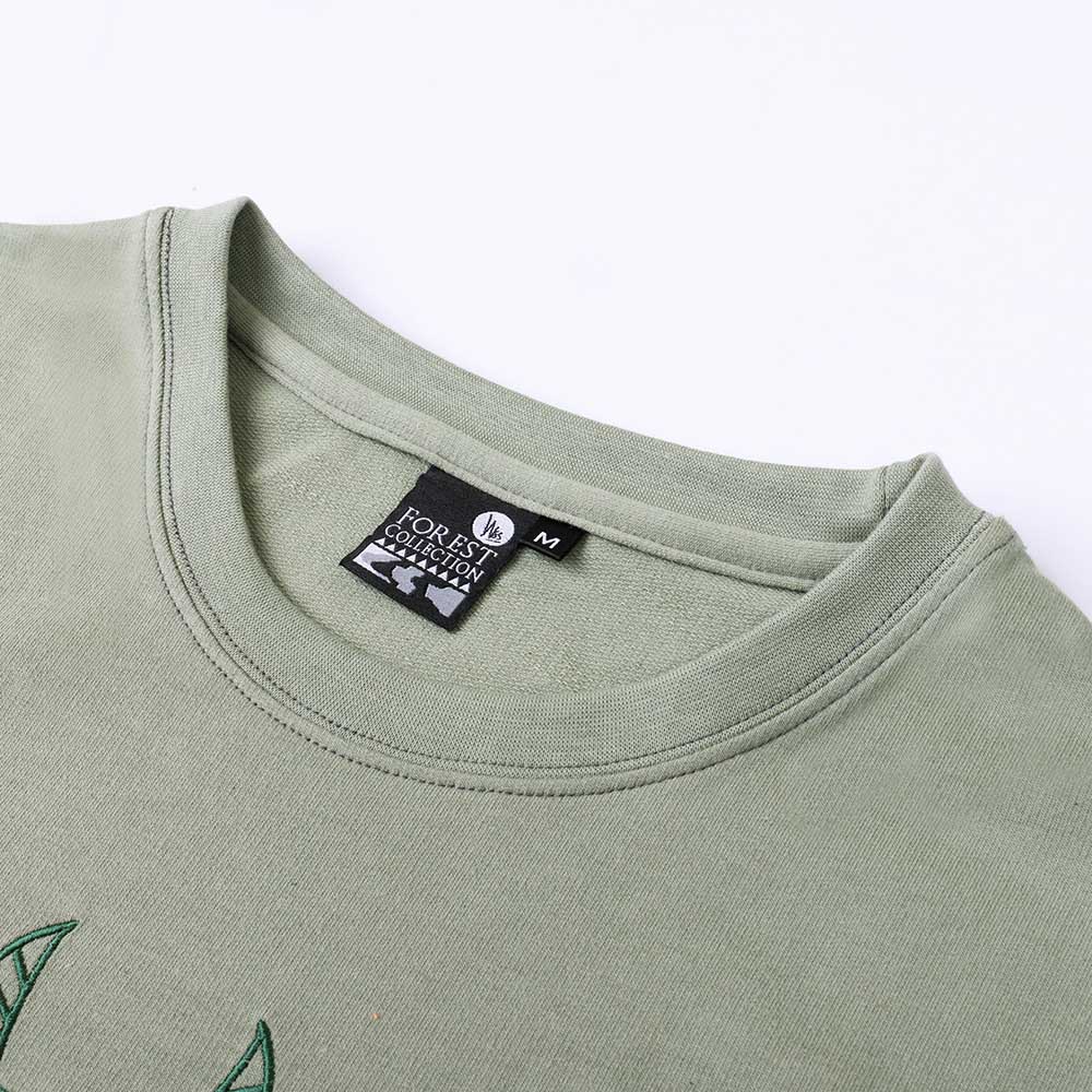 幾何山羊刺繡中性款TEE