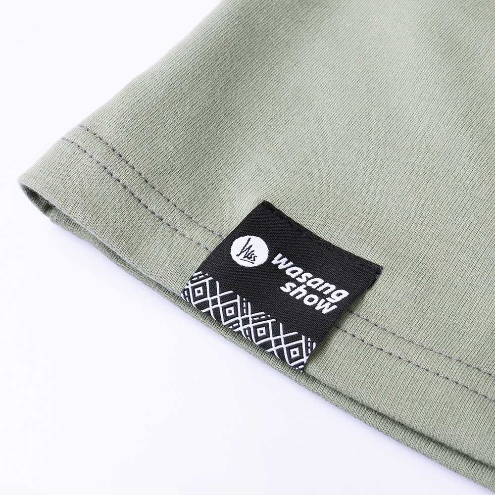 幾何山羊刺繡中性款TEE