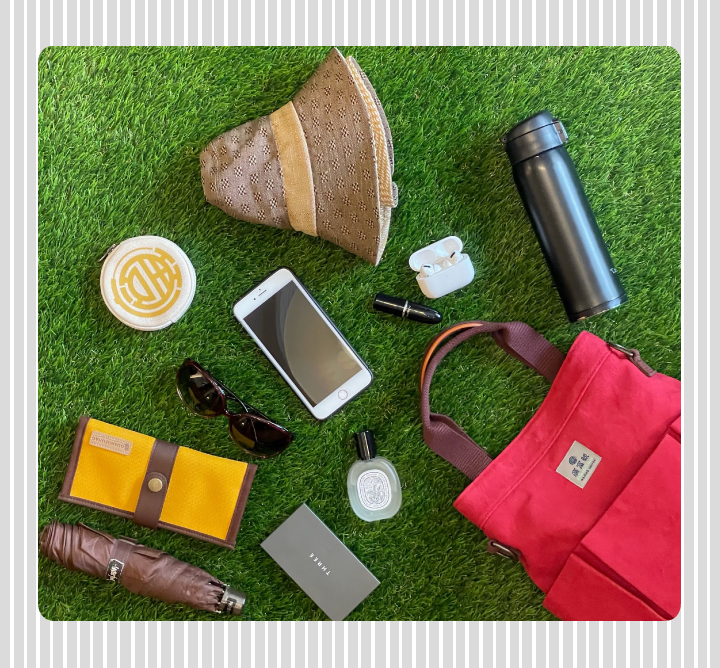 Guangfu canvas bag gift round curve bucket bag side backpack - Messenger Bags & Sling Bags - Cotton & Hemp