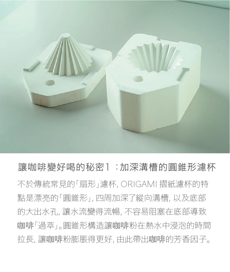 三分之二-手沖咖啡器具- origami 濾杯