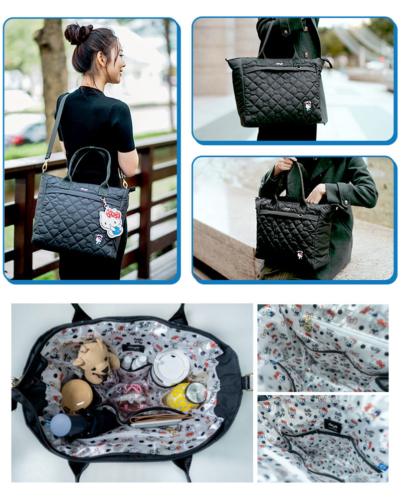 deya] Katie kitty Audrey Hepburn antibacterial small tote bag - Shop  deya-taiwan Handbags & Totes - Pinkoi