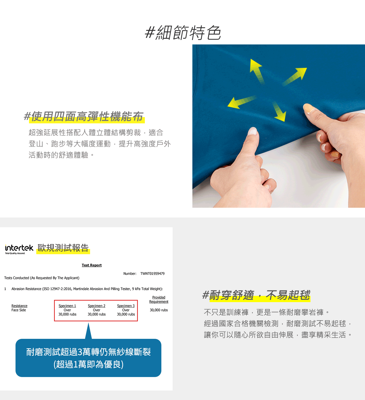 TAKODA 輕量彈性多功能快乾長褲 女款 暗岩藍 TAKODA 輕量彈性多功能快乾長褲 女款 暗岩藍