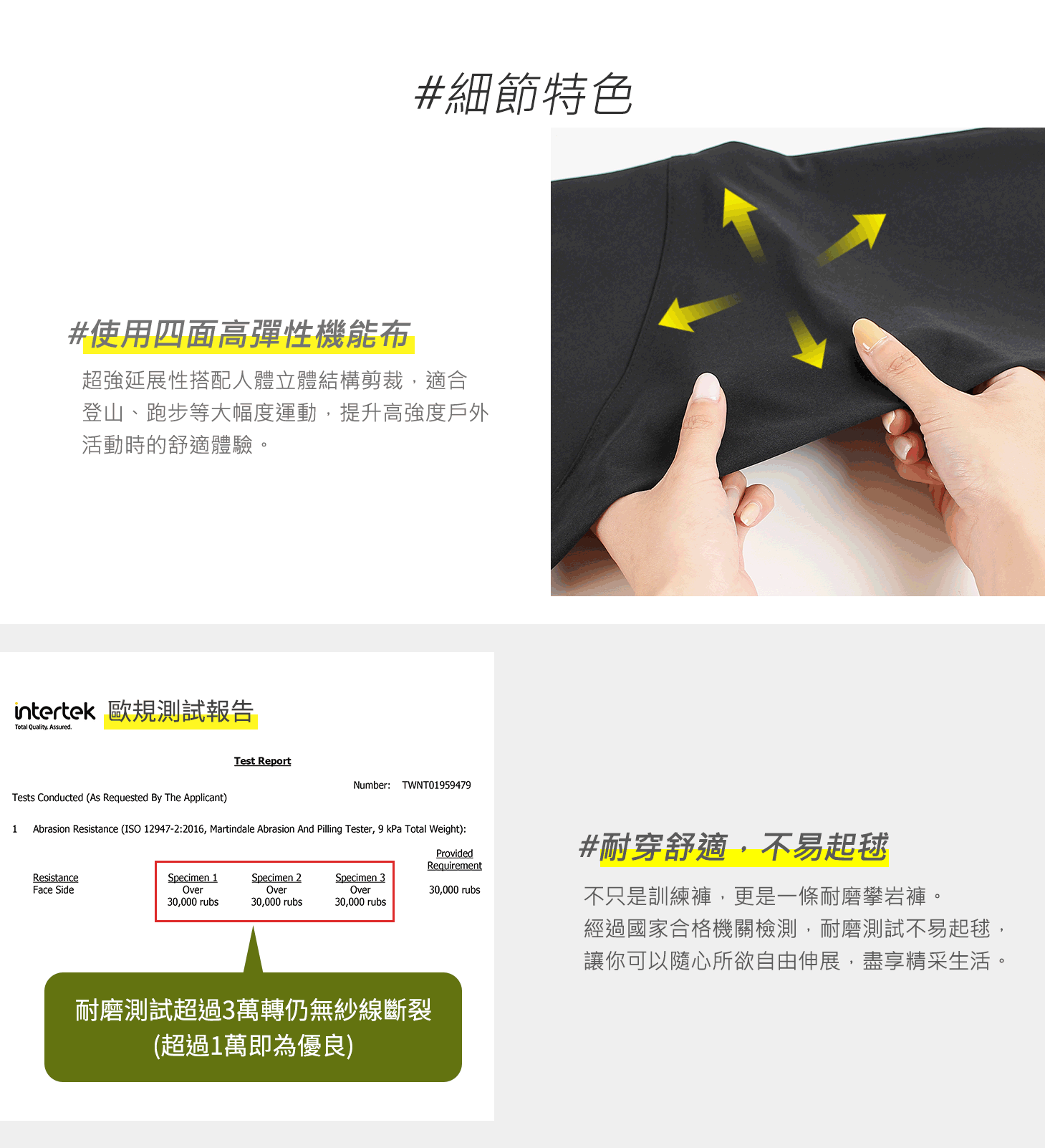 TAKODA 輕量彈性多功能快乾長褲 男款 黑色 TAKODA 輕量彈性多功能快乾長褲 男款 黑色