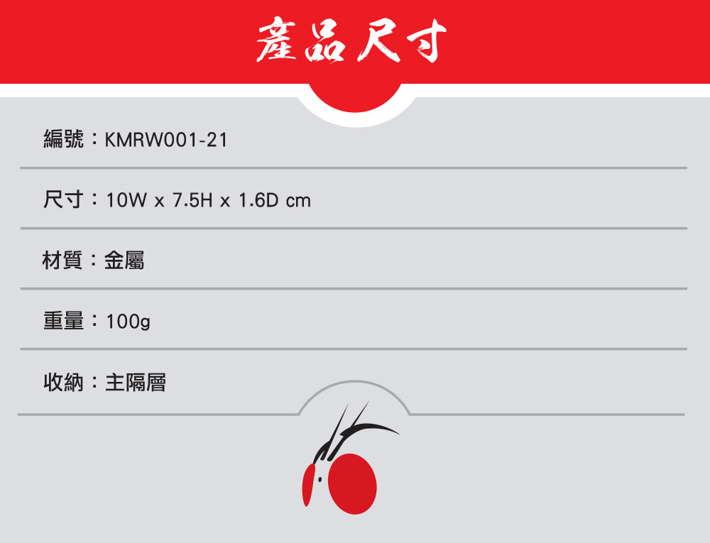 【假面騎士】BLACK 黑日 卡片收納盒 #灰 KMRW001-21