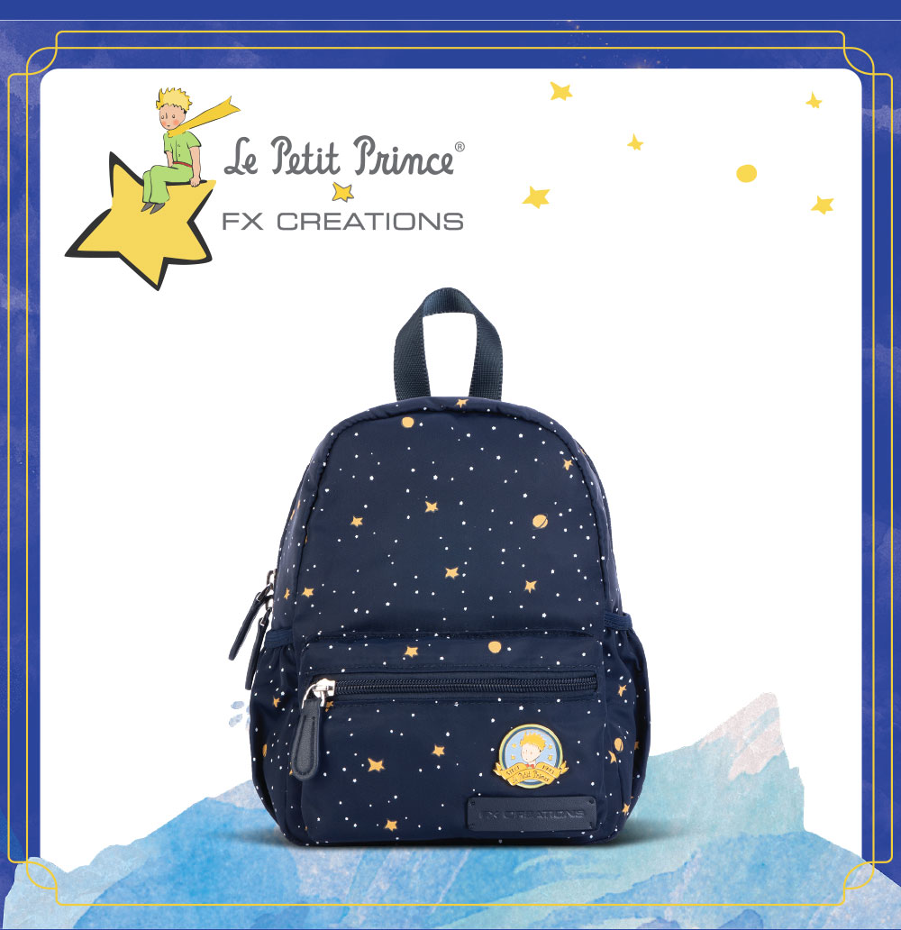 【小王子Le Petit Prince聯名款】閃耀星空親子系列 迷你後背包-星空藍 LPP76305-98
