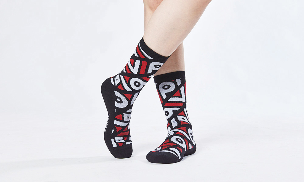 西西利圖織中長襪 西西利圖織中長襪