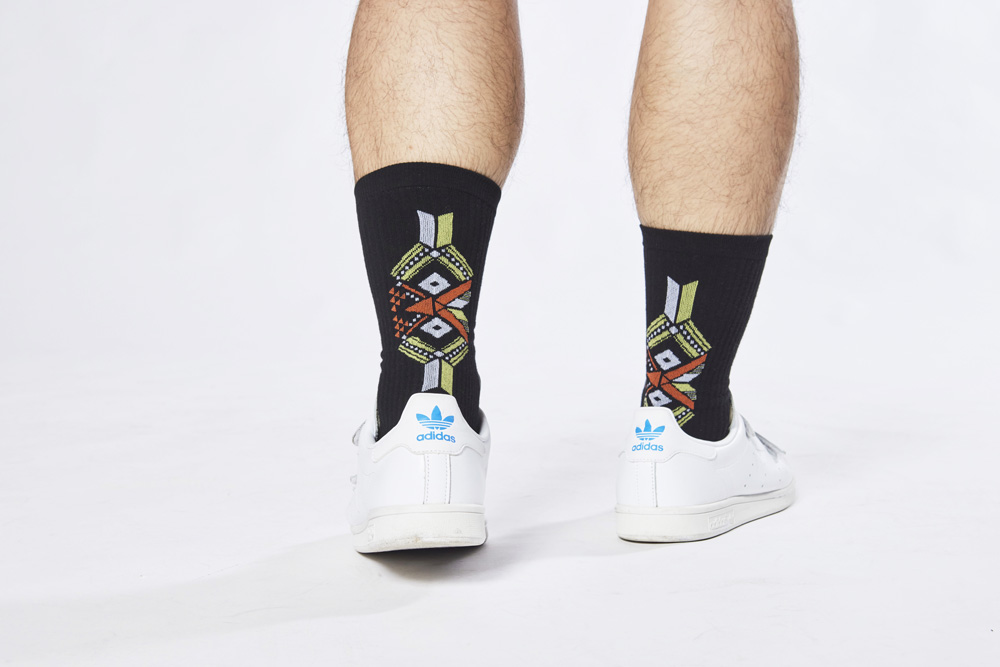 貓頭鷹圖織中長襪 貓頭鷹圖織中長襪