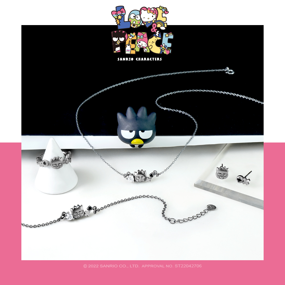 Love&Peace Series-Bad Badtz-maru Cool Penguin XO Aberdeen Sterling Silver  Bracelet - Shop STORY ACCESSORY Bracelets - Pinkoi