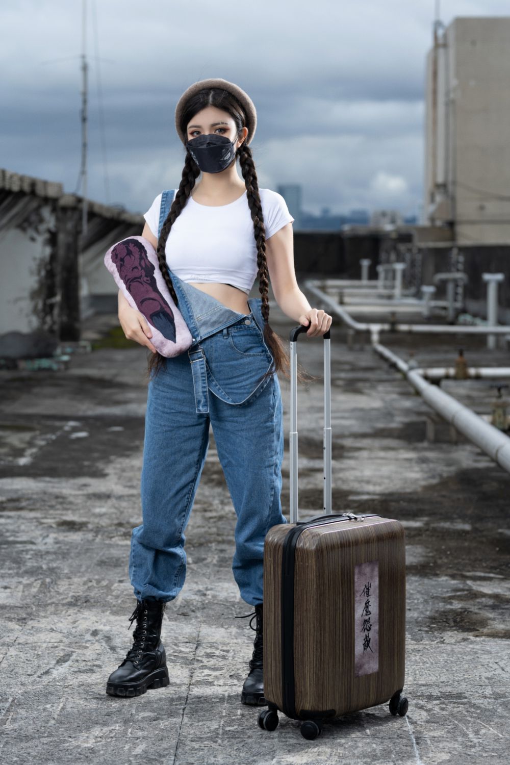 【咒術迴戰】特級咒物 行李箱 #棕 JK22A891AP