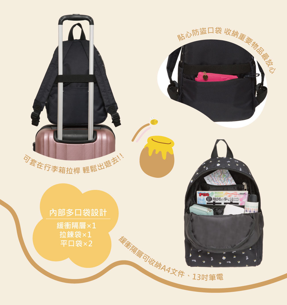 Disney】Chichititi-Backpack-M PTD21-B3-81BG - Shop BAG TO YOU Backpacks -  Pinkoi