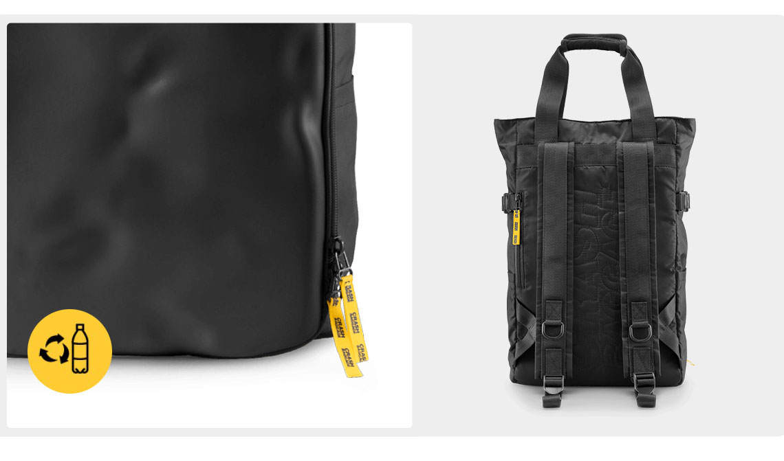 Crash Baggage Cnc 手提後背兩用托特包 黑色 Pchome 24h購物 Crash Baggage Cnc 手提後背兩用托特包 黑色 Pchome 24h購物