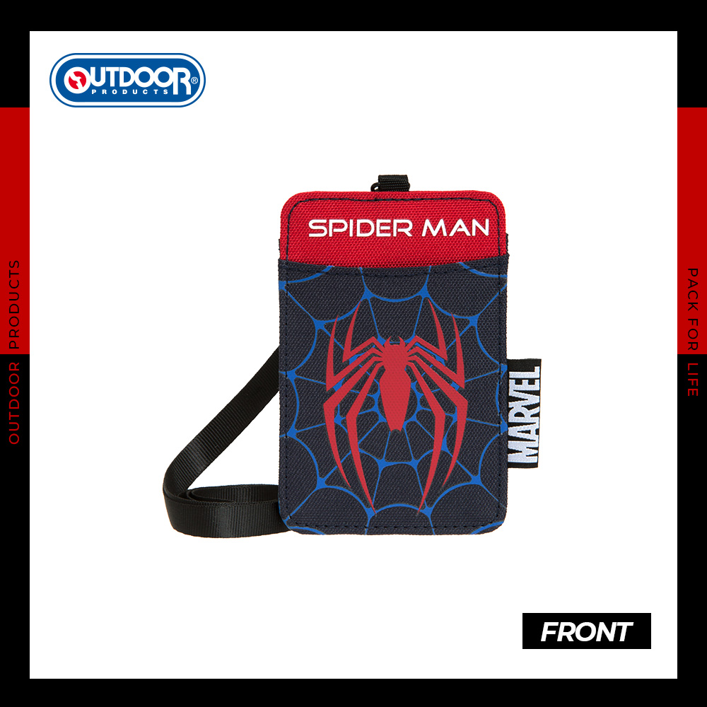 【OUTDOOR】漫威英雄MARVEL-蜘蛛人票卡證件套-深藍色 ODDY22I04NY
