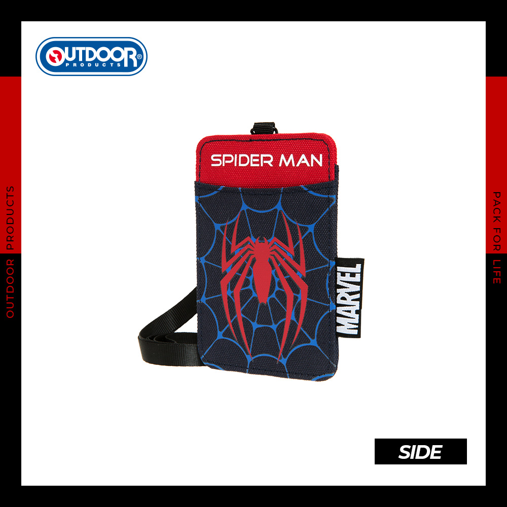 【OUTDOOR】漫威英雄MARVEL-蜘蛛人票卡證件套-深藍色 ODDY22I04NY