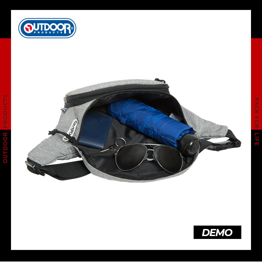 【OUTDOOR】寶可夢Pokemon-噴火龍腰包-灰色 ODGO22E04GY