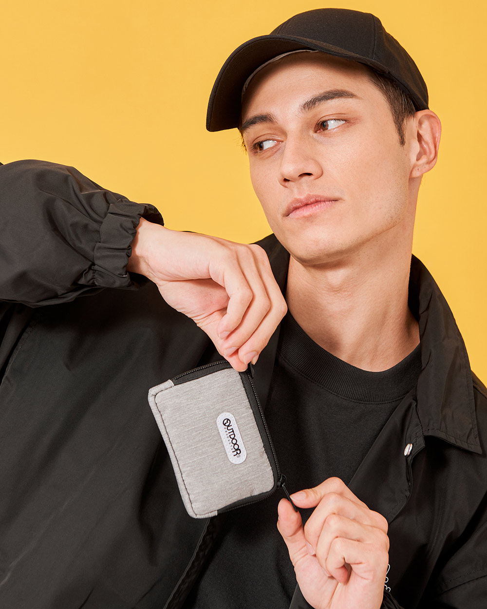 【OUTDOOR】寶可夢Pokemon-噴火龍零錢包-灰色 ODGO22E06GY