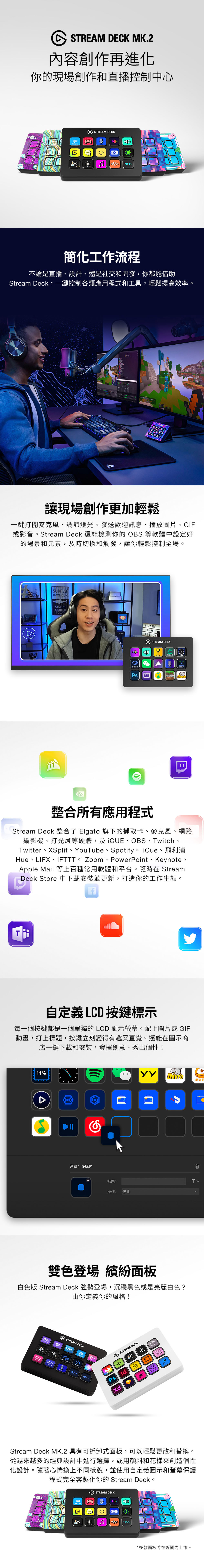 ELGATO Stream Deck MK.2 串流直播控制台二代(白色) 公司貨- PChome