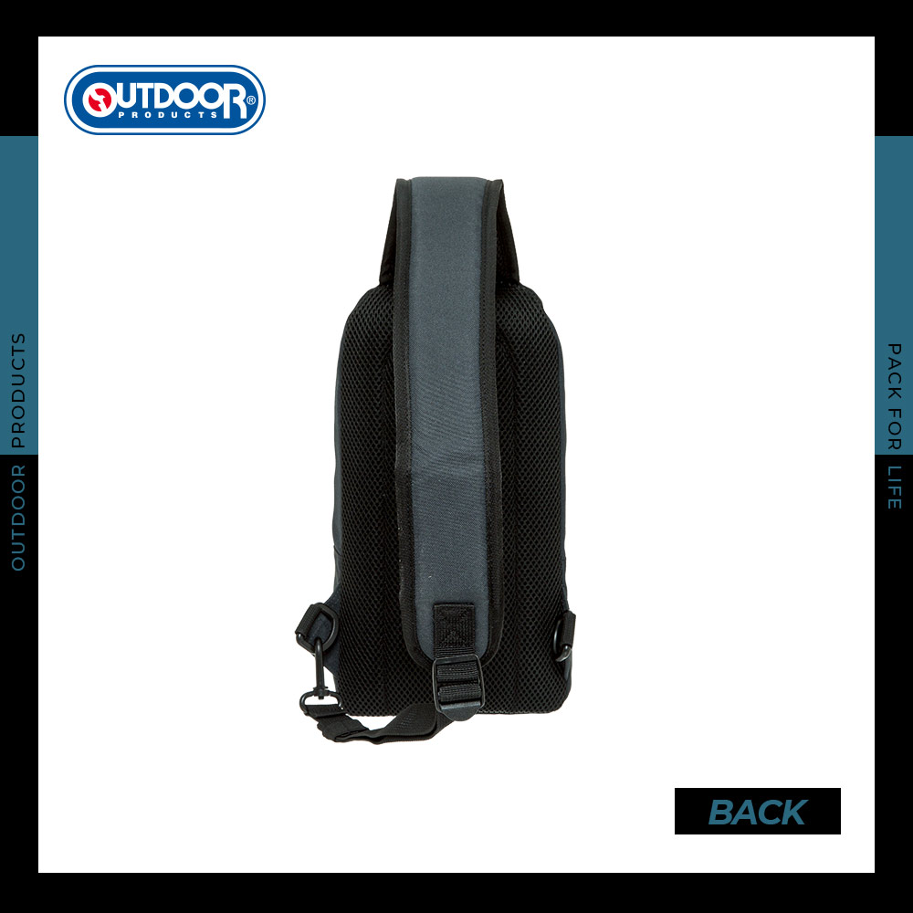 【OUTDOOR】寶可夢Pokemon-夜光卡比獸單肩包-碳灰色 ODGO22O02CL