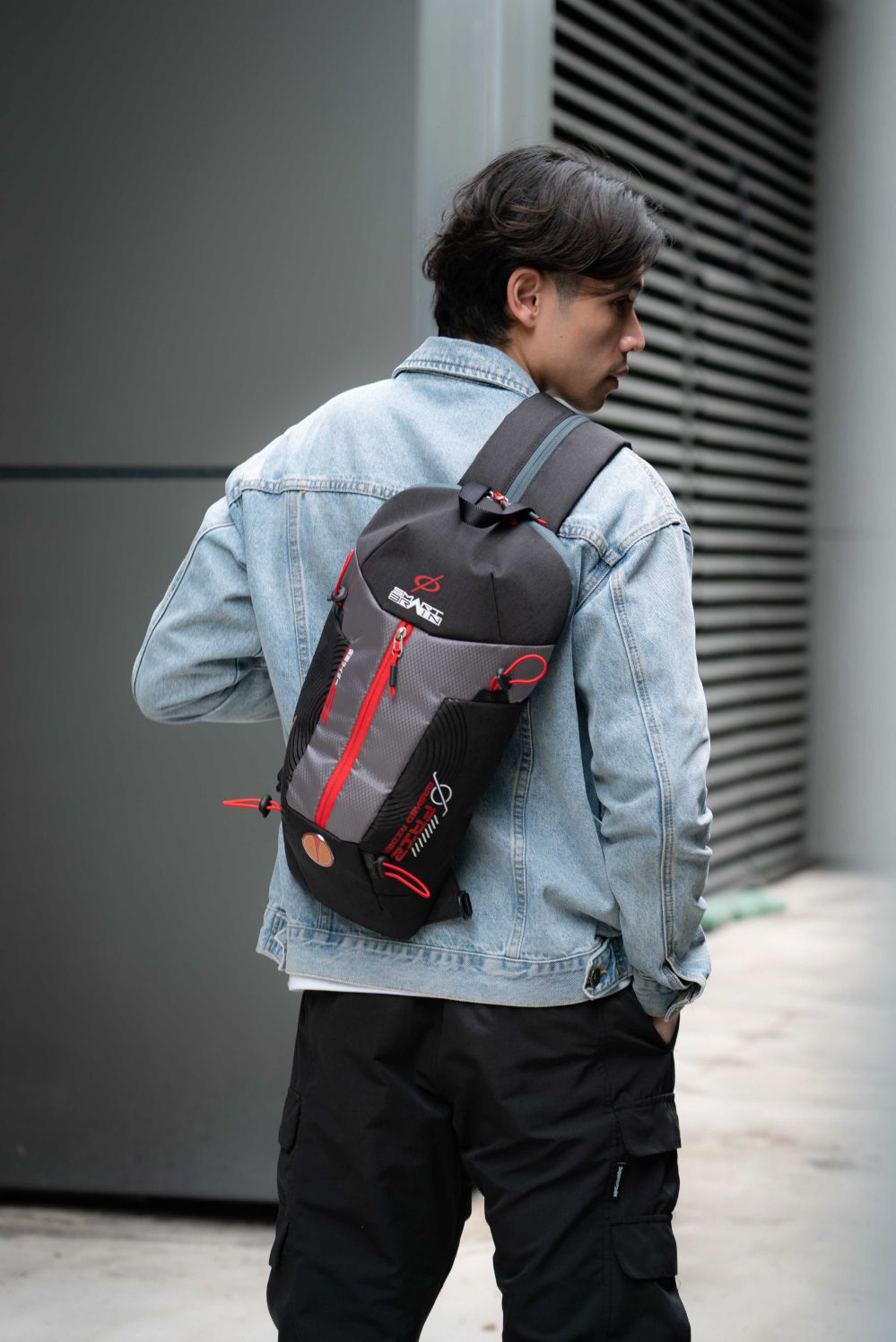 【假面騎士】FAIZ 555 單肩包 #黑 KMR76413-01