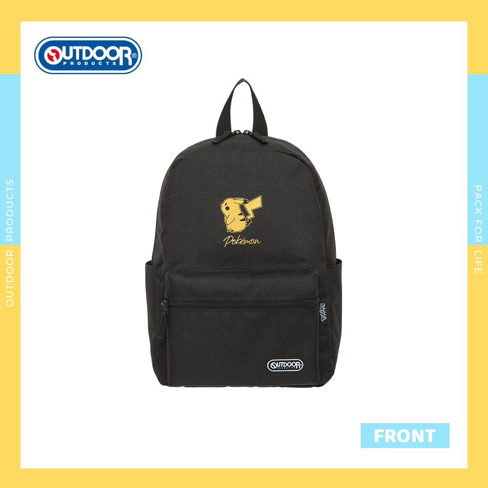 【OUTDOOR】寶可夢Pokemon-金典皮卡丘後背包-黑色 ODGO22S01BK