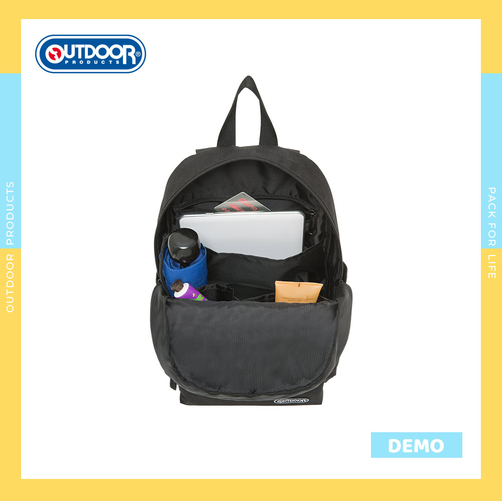 【OUTDOOR】寶可夢Pokemon-金典皮卡丘後背包-黑色 ODGO22S01BK