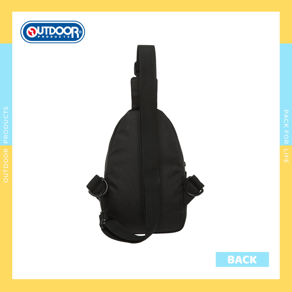 【OUTDOOR】寶可夢Pokemon-金典皮卡丘單肩包-黑色 ODGO22S02BK