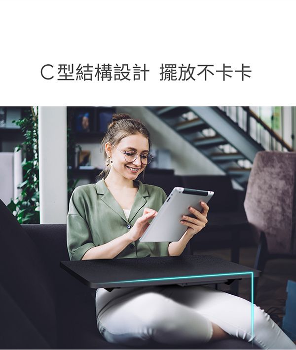 flexispot-氣壓式升降邊桌X