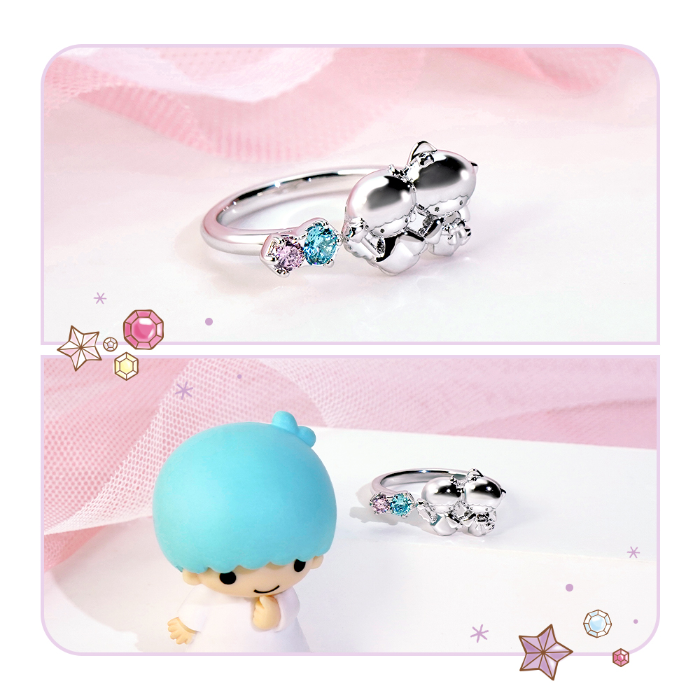 Taiwan KikiLala Starry Series - Gemini Cubic Zirconia Sterling