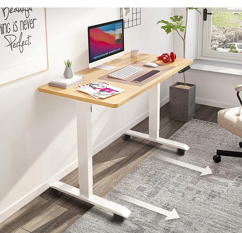 flexispot-升降桌-輪子