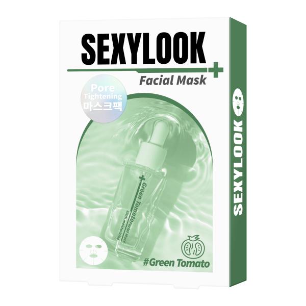 SEXYLOOK 玻尿酸綠番茄舒緩面膜（5入/盒）