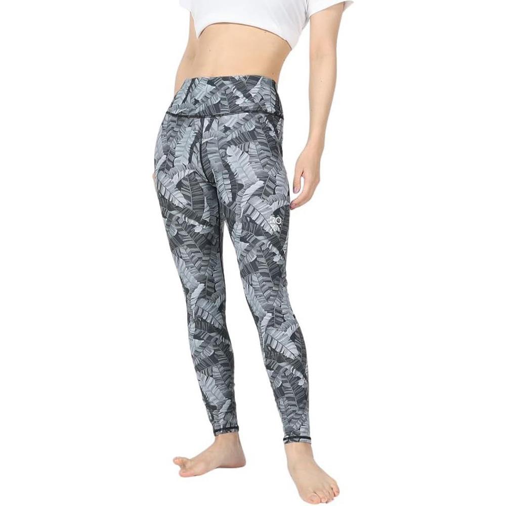 【ROXY】SPIRITED LEGGINGS 水陸兩用抗UV運動長褲 黑白(RPT241508)