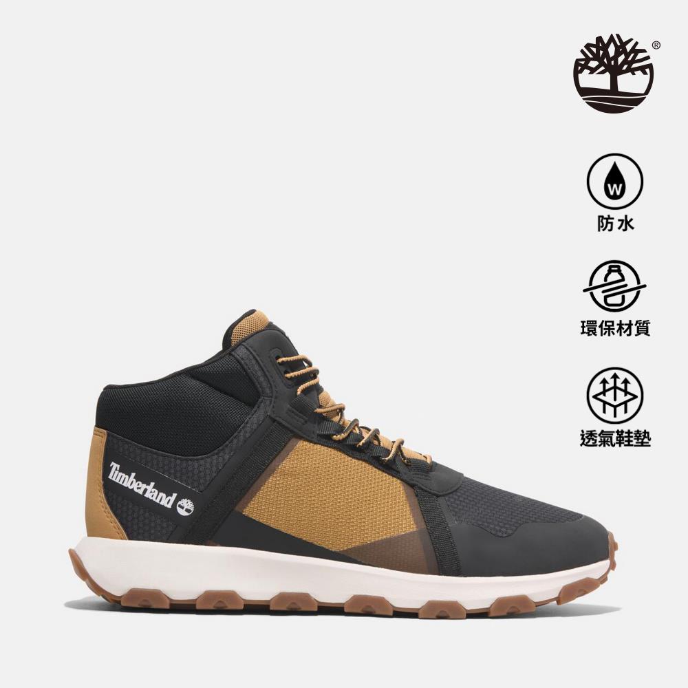 【網路限定】Timberland 男款小麥色防水中筒健行鞋|A41W7EDM