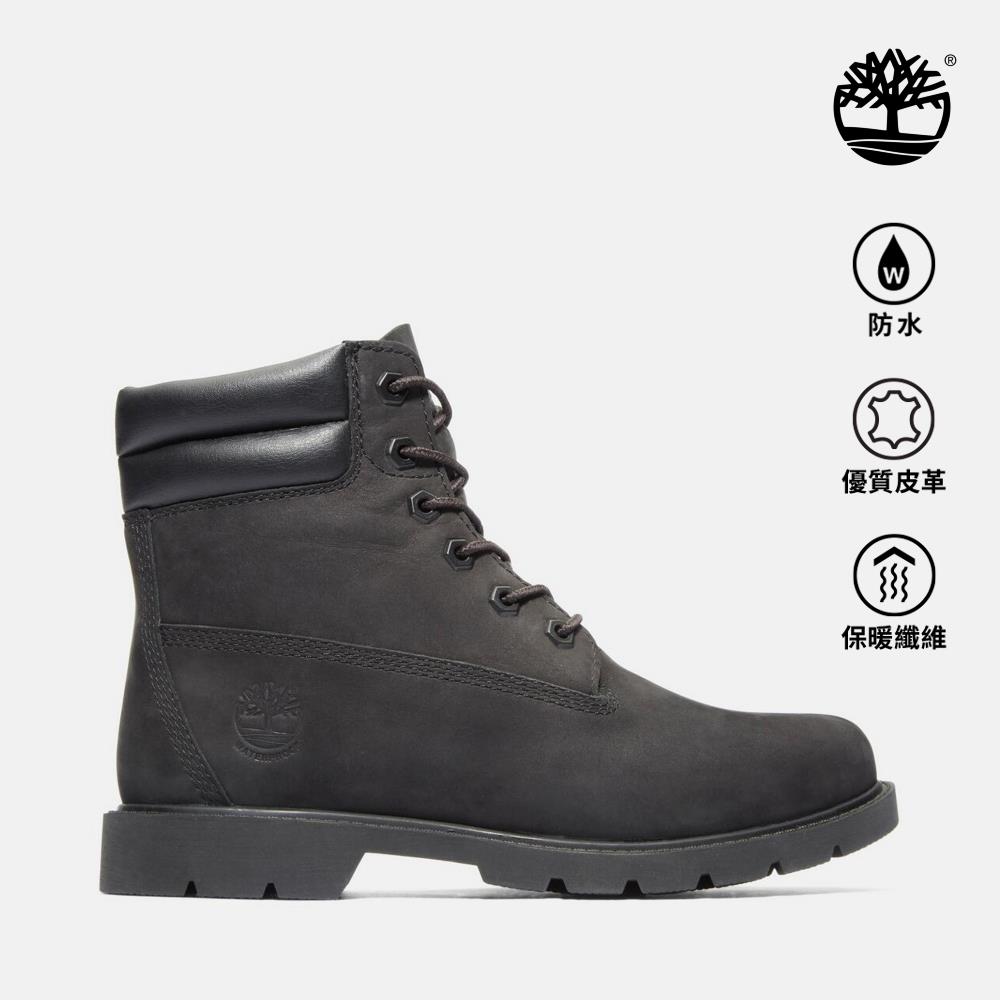 【網路限定】Timberland 女款黑色防水6吋靴|A156S001