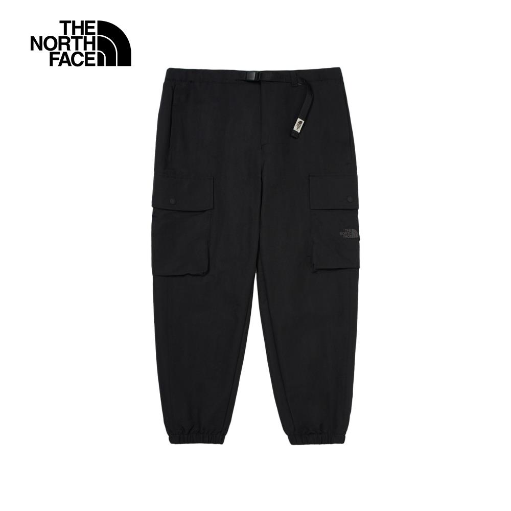 The North Face北面男款黑色防潑水縮口褲｜81SK4H0