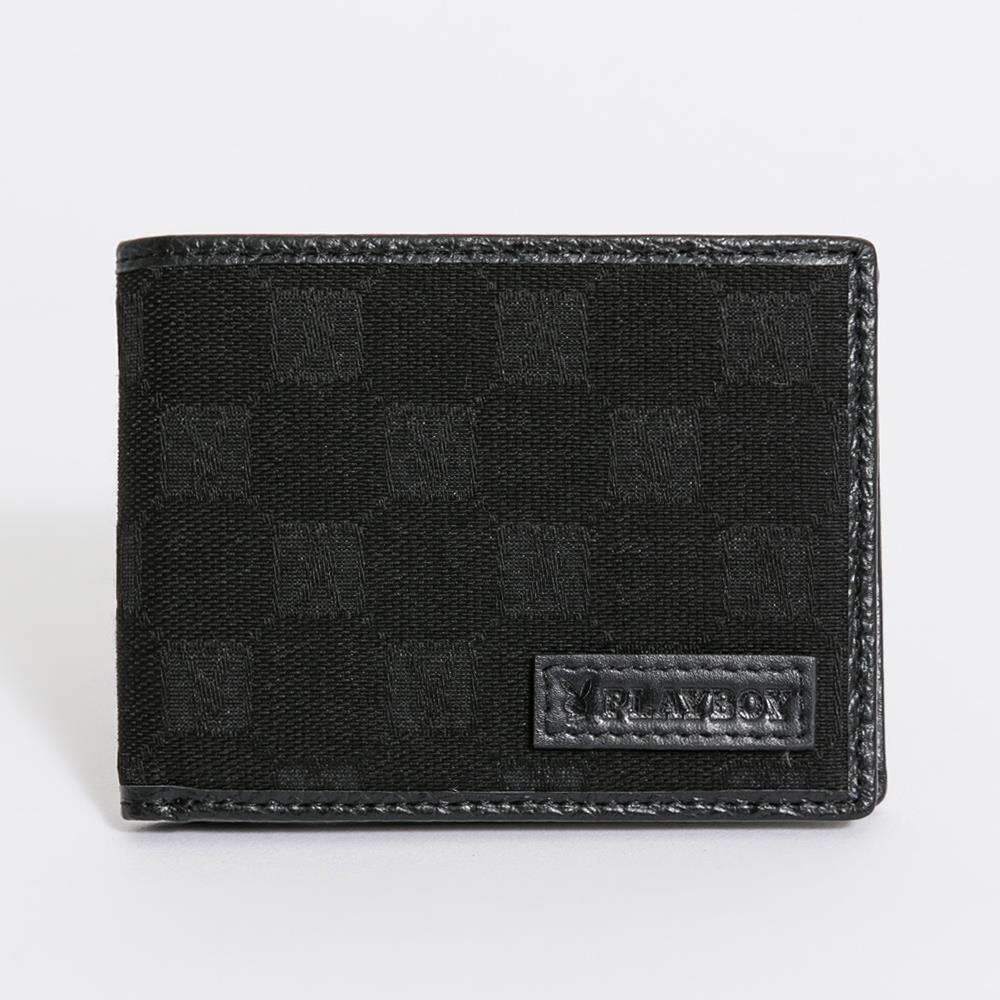 ⚡CITY BOY 買就送皮革眼鏡收納袋｜PLAYBOY 基本短夾 Modish系列 - 黑色(131-0413-09-2)