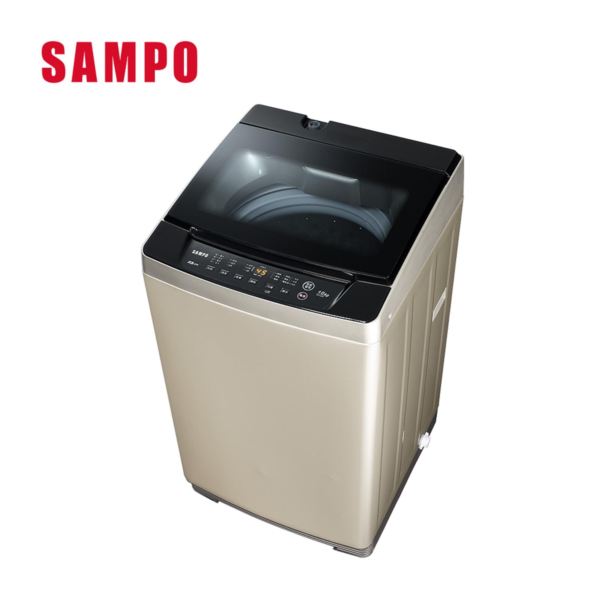 【SAMPO】聲寶10公斤窄身變頻洗衣機((ES-K10DF))