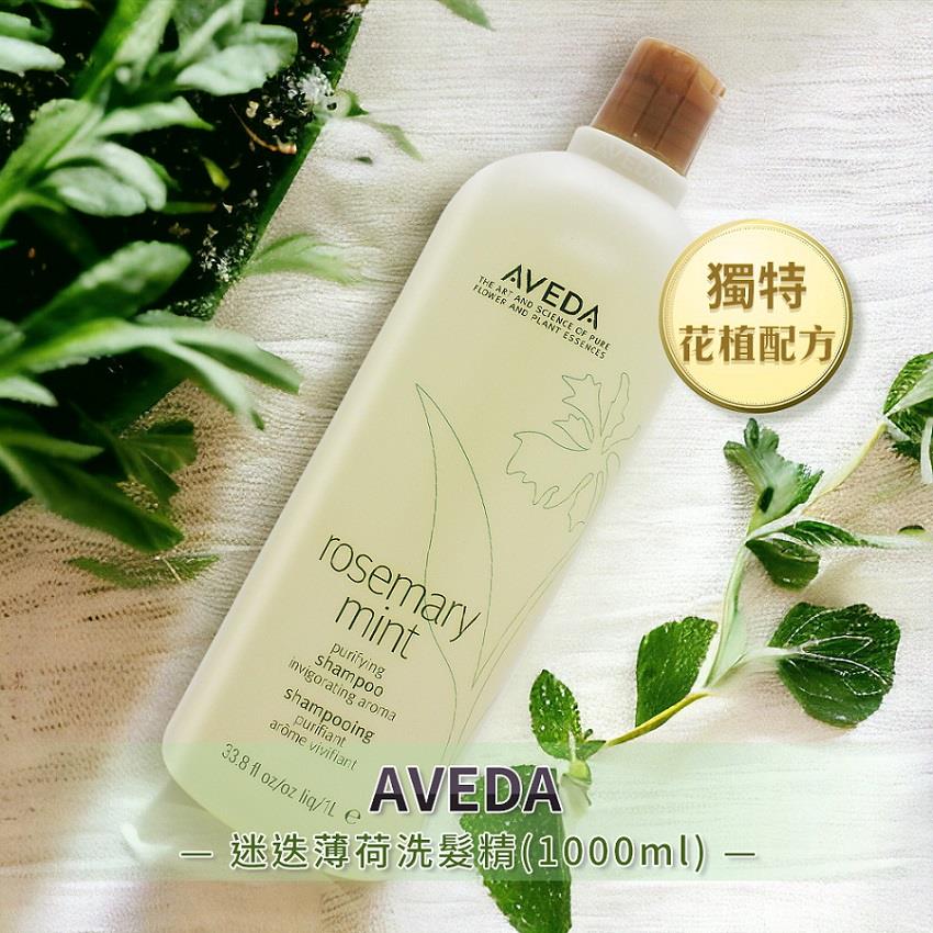 【AVEDA】迷迭薄荷洗髮精(1000ml)(國際航空版)