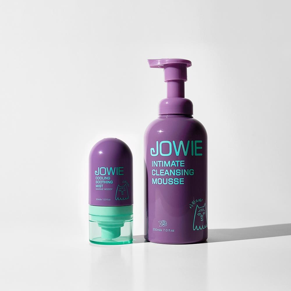 2入組💫【JOWIE】沁涼舒緩護理噴霧私密達- 全身適用(百葉薔薇x益生菌)＆私密肌清潔慕斯(蔓越莓x益生菌)💝