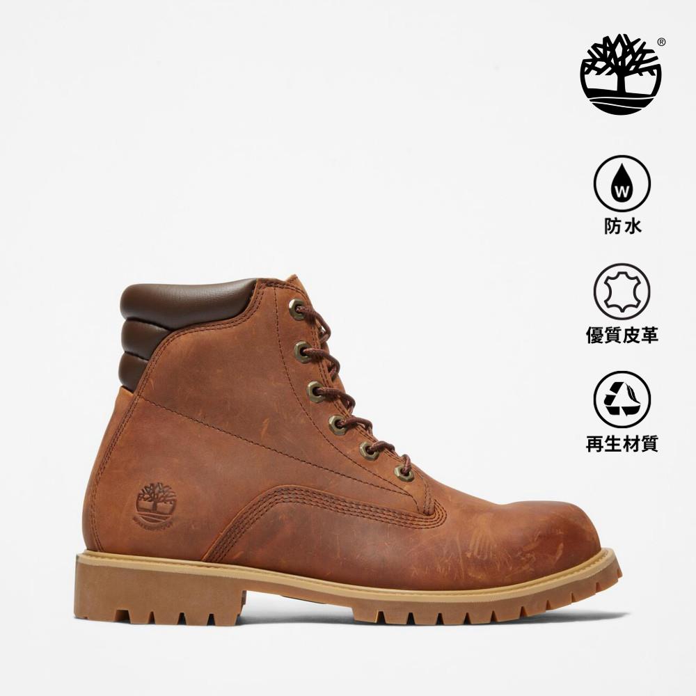 Timberland 男款深棕色6吋防水靴|A1H8Q855