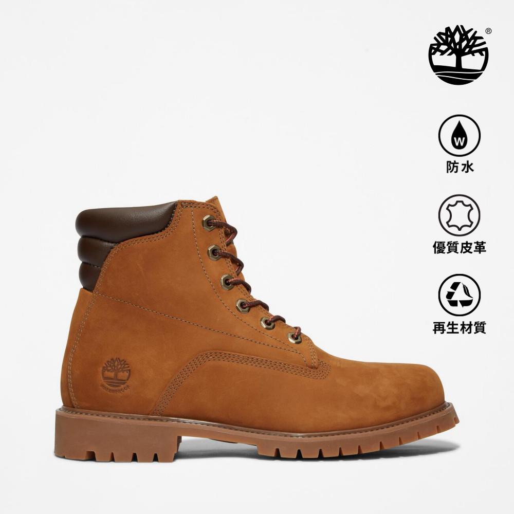 Timberland 男款棕色6吋防水靴|A2E9D715