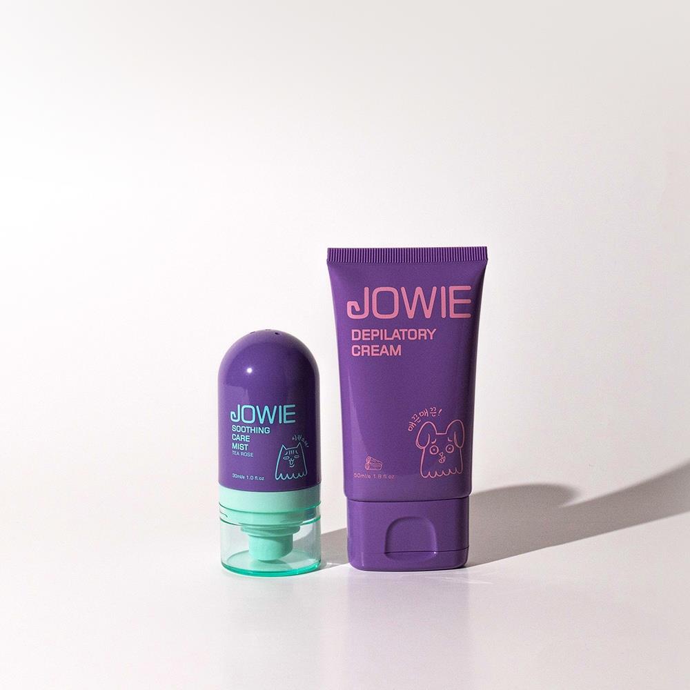 2入組💫【JOWIE】淨膚零毛霜私密達 - 私密處專用(積雪草x洋甘菊)＆沁涼舒緩護理噴霧私密達- 全身適用(百葉薔薇x益生菌)💝