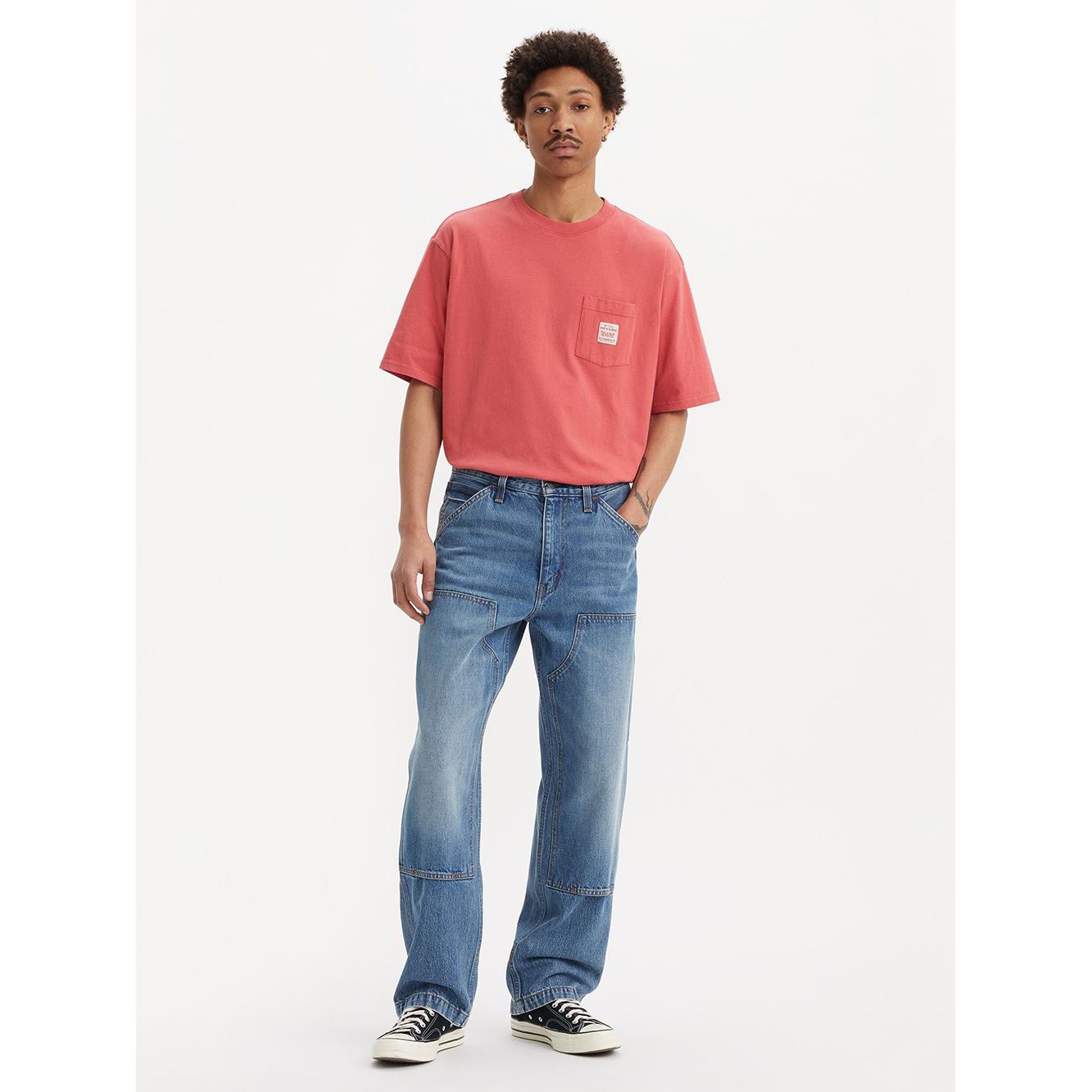 Workwear工裝系列 568™ 男款中腰寬鬆繭型丹寧工作褲 / 牛仔褲 人氣新品
