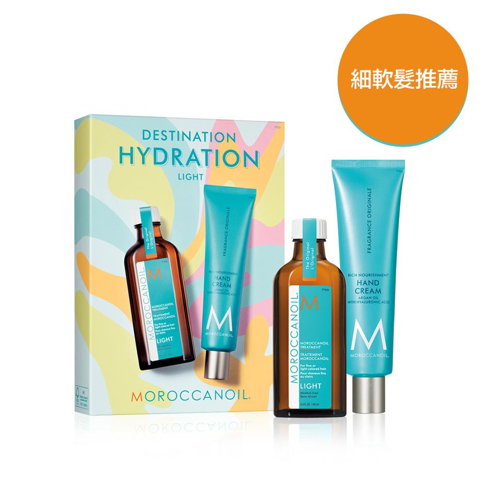 MOROCCANOIL 輕水潤髮膚禮盒(摩洛哥輕優油100ML+優油經典護手霜100ML)