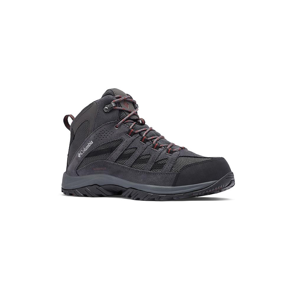 Columbia哥倫比亞 男款-防水高筒登山鞋深灰色 - CRESTWOOD™ MID WATERPROOF UBM06520/IF