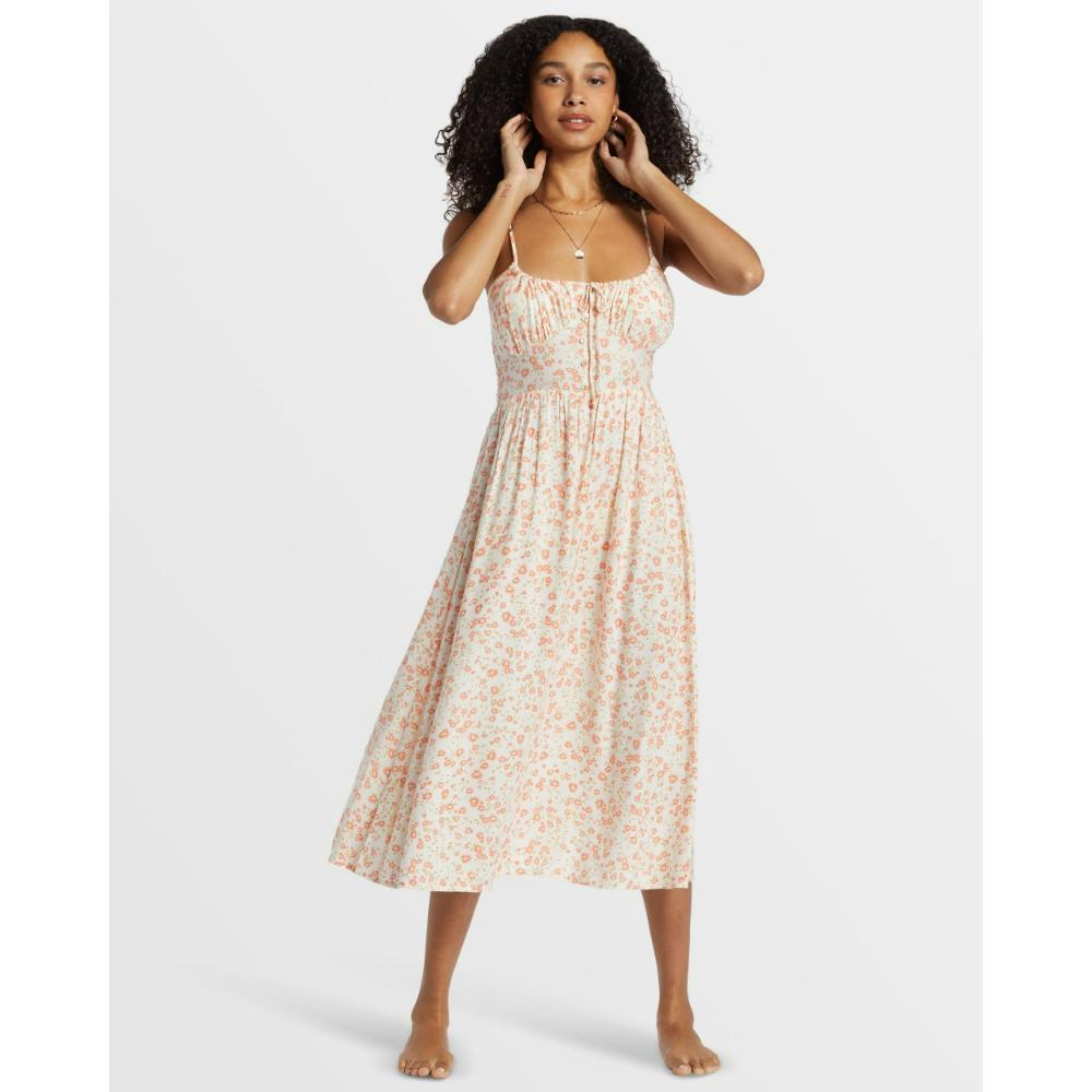 【BILLABONG】Texas Beach Midi Dress 洋裝 花朵粉 (ABJWD00731)