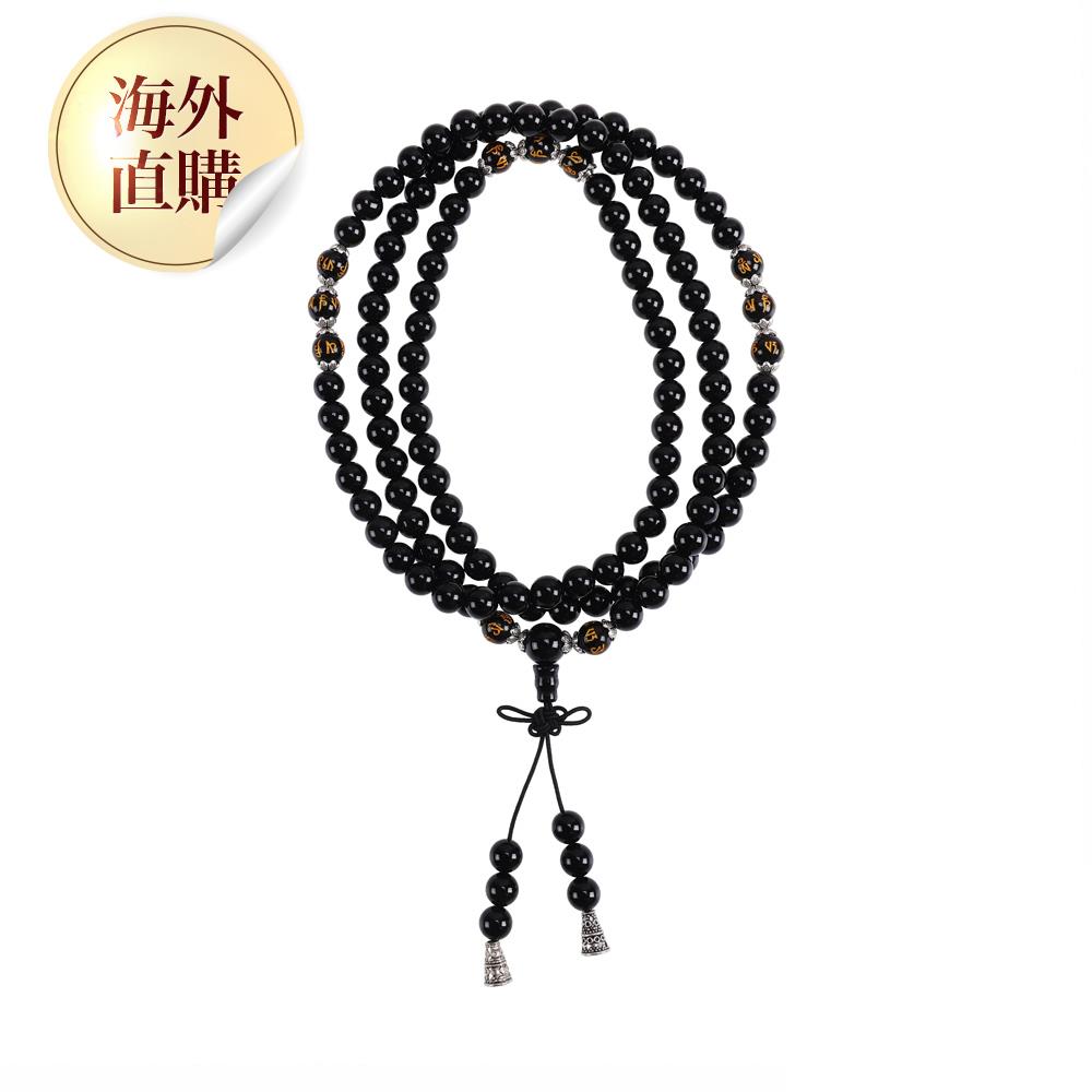 開運化煞黑瑪瑙108顆念珠-8mm（限海外直購）Prayer Beads