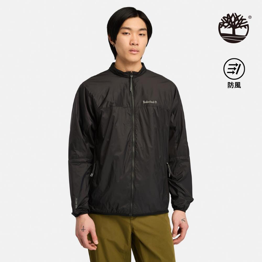 Timberland 男款黑色Polartec®抓絨防風保暖外套|A65TF001
