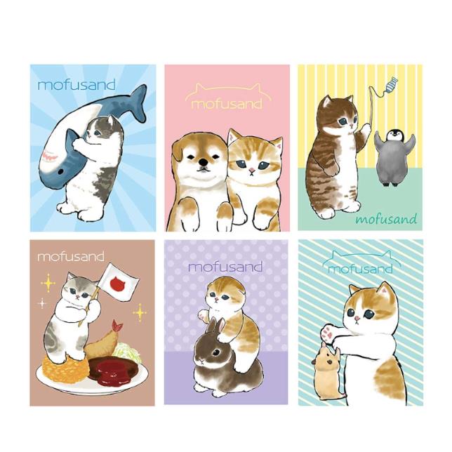 貓福珊迪 迷你便條紙-鯊魚/柴犬/企鵝/炸蝦/兔兔/倉鼠