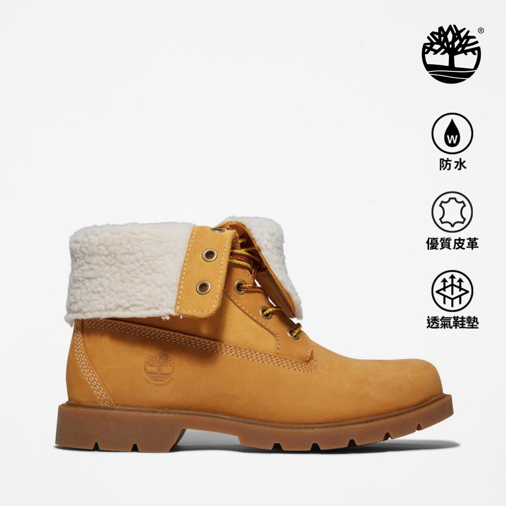 【網路限定】Timberland 女款小麥色防水翻領靴|A1KGC231