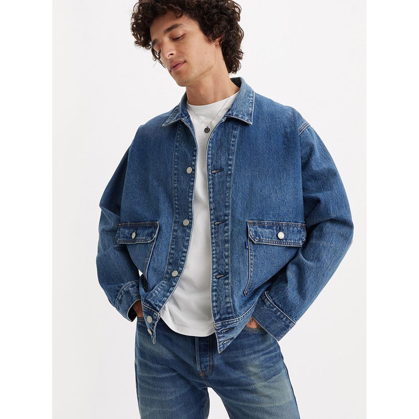 Levi's® MOJ日本製布料 男款丹寧牛仔夾克外套 人氣新品